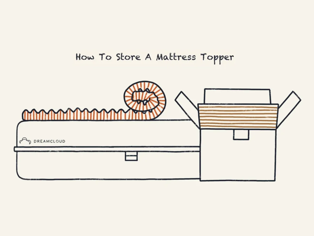 How To Store Mattress Topper