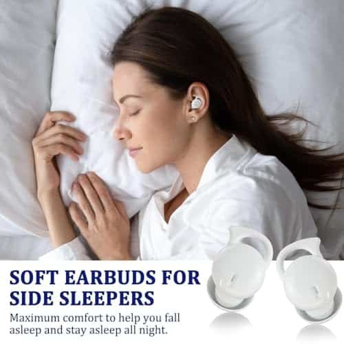 Best White Noise Sleep Earbuds Side