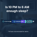 Is 10pm to 6am enough sleep