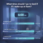 What time should I go to bed if I wake up at 6am