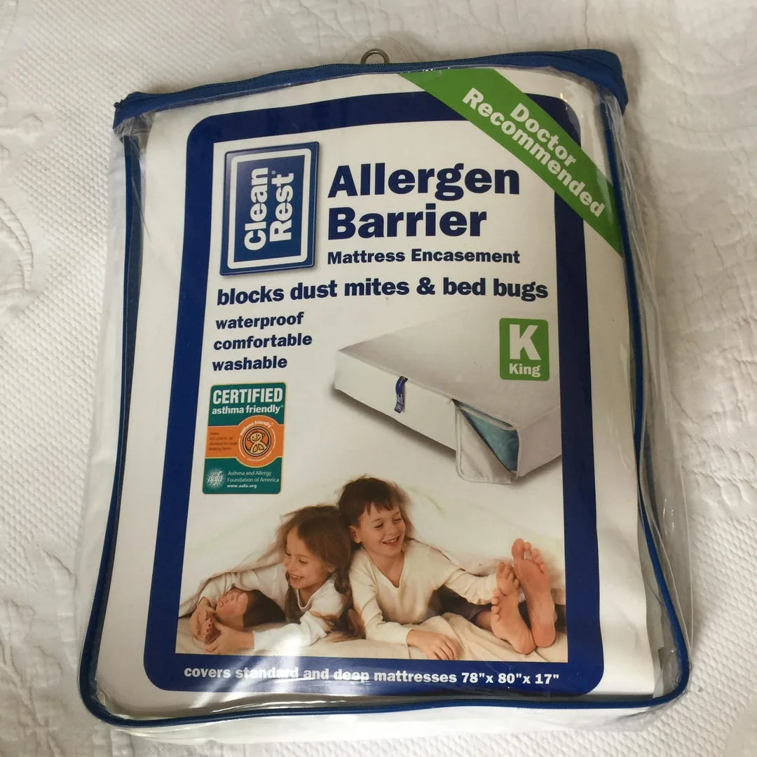 Allergen-tight mattress encasements